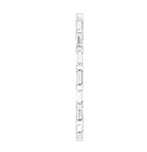 Natural 3/8ctw Baguette Diamond Eternity Band